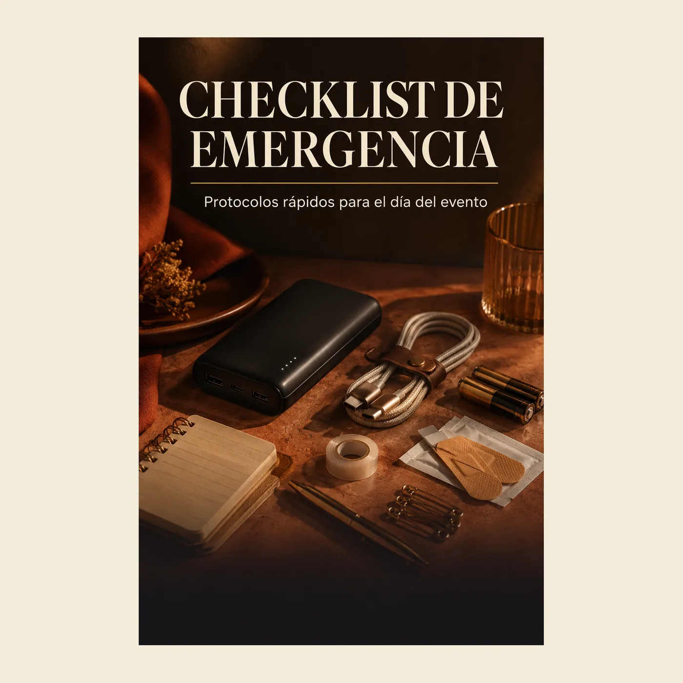 IMAGEN: capítulo 8 — el checklist del primer evento, impreso o en pantalla